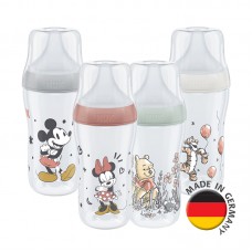 NUK Perfect Match Temperature Control Bottle with Soft Silicone Teat 260ml | Feeding Bottle | Made in Germany